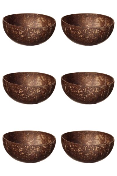 Vervo.ro pentru minți curioase Bowl set, 6 pieces, 14 ml, Coconut fiber, Brown