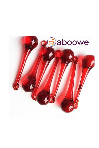 ABOOWE Damla Avize Taşı 5 Adet Kırmızı Göz Yaşı Cam Avize Taşı