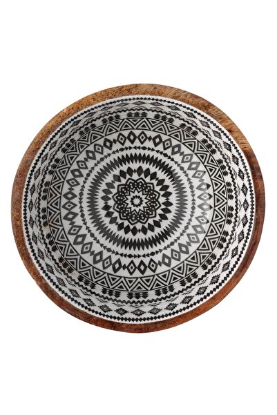 Vervo.ro pentru minți curioase Bowl set, 4 pieces, 480 ml, Wood, White