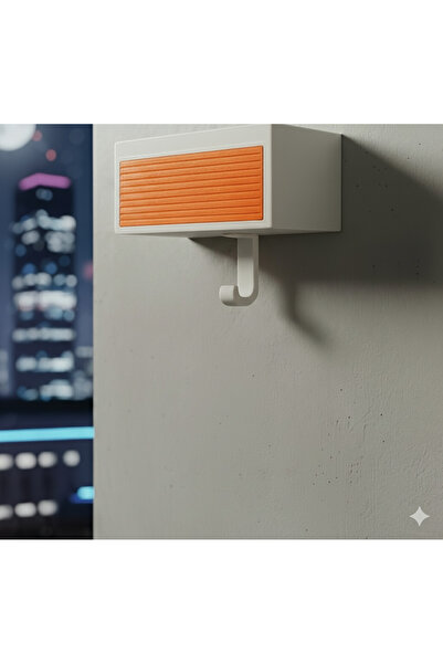 Generic 3D Baskı Model Araba Uyumlu Duvar Tipi Kepenkli Mini Garaj Anahtar Askısı renk seçenekli