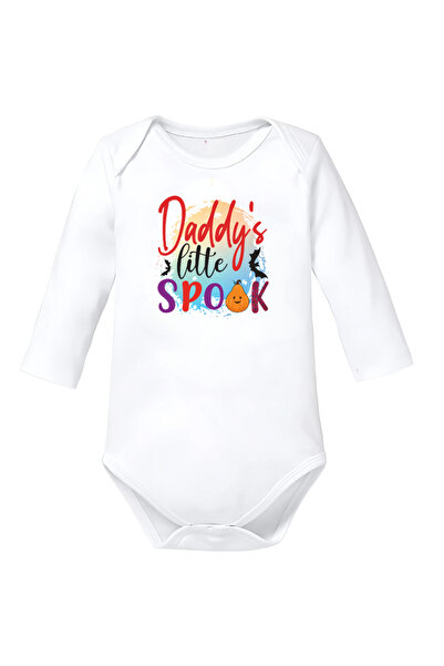 OEM Body copil Happy Halloween alb bumbac mărimea 68