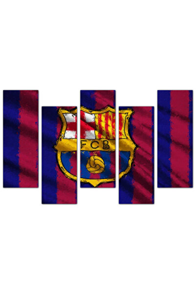 Generic Wall plaque - Barcelona Club - FC0001 - divided into five graduated pieces - 2
