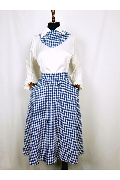 Sihirli Düğmeler Vintage Skirt