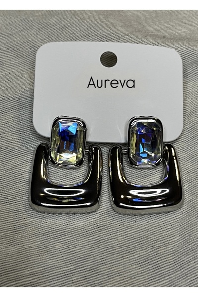 AUREVA Gleam Silver Hologram Küpe
