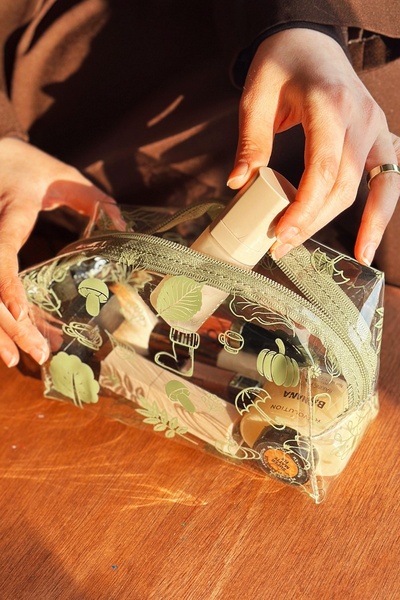 Masdala Egar Есенна козметика с мотиви и чантичка за грим за пътуване