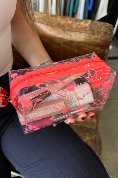 Masdala Egar Чанта за грим с мотиви за пътуване и грим