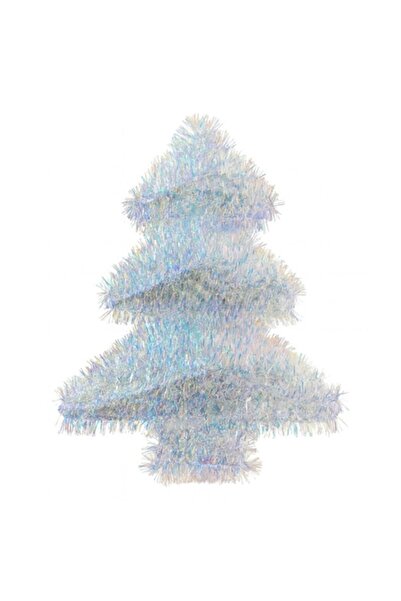 OEM Brad decorativ de Crăciun din beteală, structură din plastic, pentru deco...