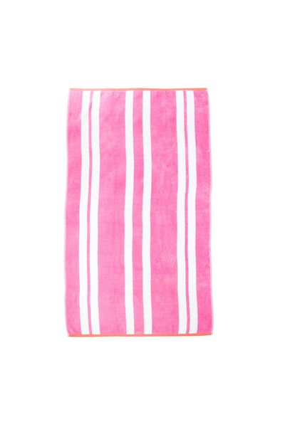 Orange Bed & Bath Beach Sheet | 100% Cotton Beach Towel, 1 Piece, 178 x 89 cm