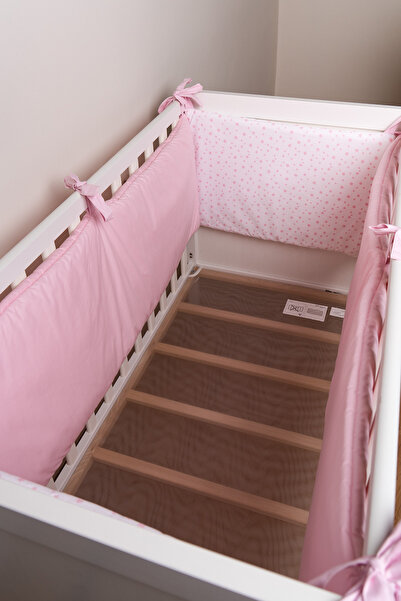 BABYNENA حماية جانبية للسرير، متوافقة مع سرير الأطفال مقاس 70 × 140 سم