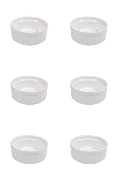 Vervo.ro pentru minți curioase Set boluri, 6 piese, 60 ml, Portelan, Alb