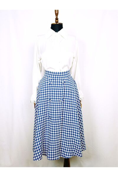 Sihirli Düğmeler Vintage Skirt