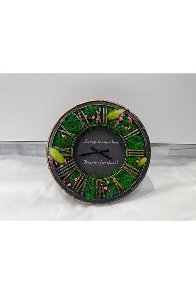 OEM Ceas decorat cu licheni