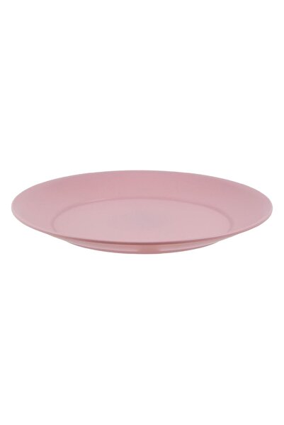 Vervo.ro pentru minți curioase Set of 4 Powder Pink Plastic Plates 23 cm