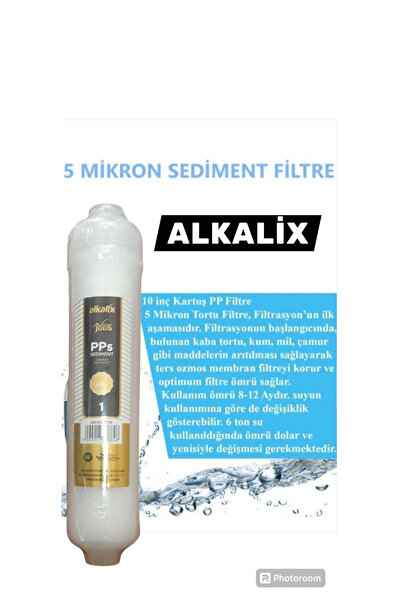 alkalix su arıtma filtresi 5 Mic. Sediment ( NSF FDA) ONAYLI