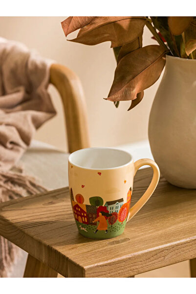 LC Waikiki Lcw Home Mixed Printed Porcelain Mug 350 ml