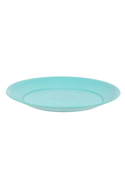 Vervo.ro pentru minți curioase Set of 6 Fruit Plates, Plastic, Green, 20 cm Diameter