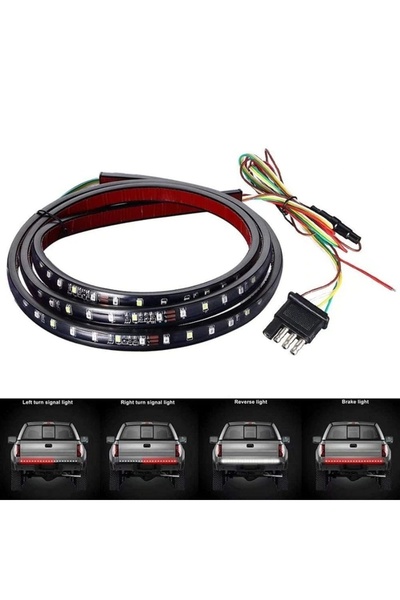 OtoTrend Off Road 4x4 Bagaj Altı Kayan Led Kırmızı Beyaz 150cm