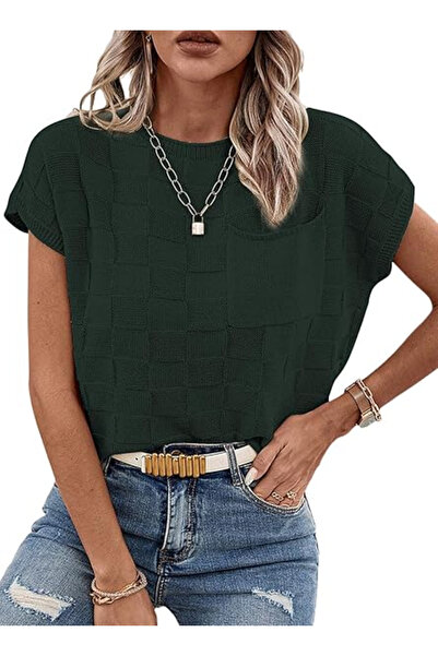 Trendimax Women's T-Shirt - Hoodie - Lightweight Slim Fit - Knitted - Short S...