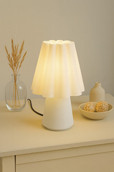 loftico 25 cm Abajur | 4 Renk Seçeneği – Modern & Dekoratif Masa Lambası / Ya...