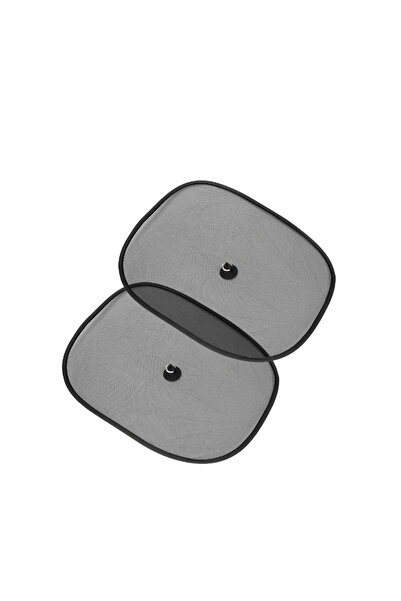 MericLine ستارة واقية من الشمس للسيارة مع شفاطات للزجاج الجانبي مقاس 44 × 37 ...