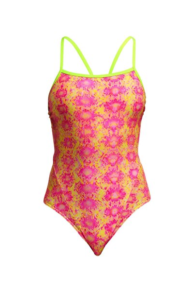 FUNKİTA Ss Poison Pink Women's One-Strap Swimsuit