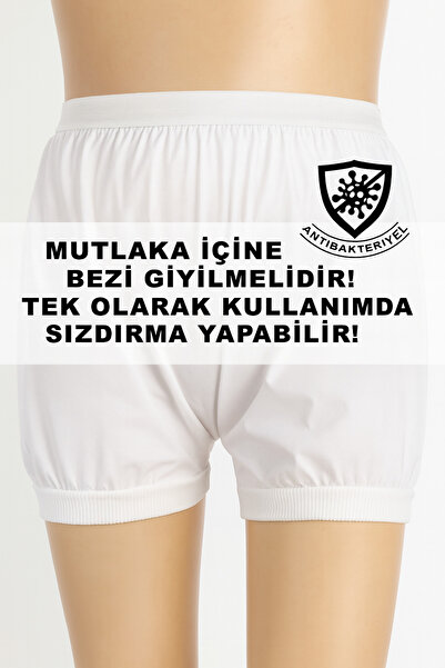 Brediawro Washable Ribbed Patient Panties with Legs Patient Panties Bladder Panties Absorbent Panties