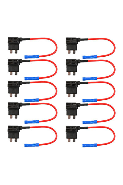 TakÇalıştır Standart Bıçak Sigorta Çoklayıcı Fuse Tap 10 Adet