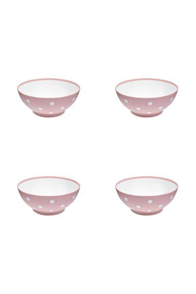 Vervo.ro pentru minți curioase Set of Bowls, 4 pieces, 350 ml, Plastic, Pink