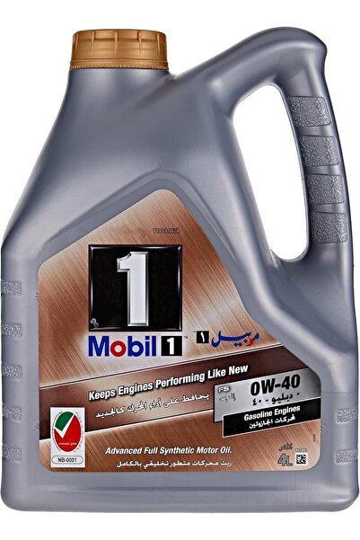 Mobil زيت محرك صناعي بالكامل 0W40 سعة 4 لتر