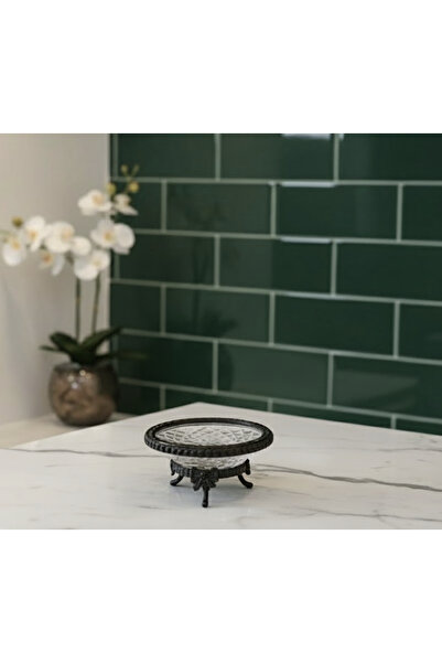 Kozak LÜKS CAM KATI SABUNLUK METAL ÇERÇEVE