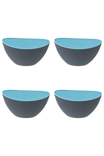Vervo.ro pentru minți curioase Set of bowls, 4 pieces, 330 ml, Plastic, Grey