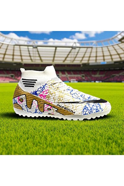 rungo Lali̇ga Socks Patterned Children's Turf Football Shoes