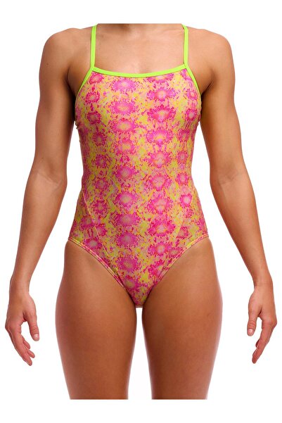 FUNKİTA Ss Poison Pink Women's One-Strap Swimsuit