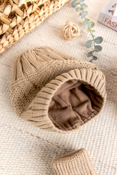 Babymod Waiter Boy Child 9-15 Years Old Navy Blue Scarf Beret Gloves Set