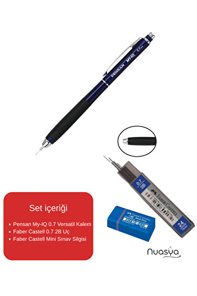 Pensan مجموعة أقلام ماي آي كيو 0.7 مم متعددة الاستخدامات