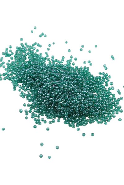 Serhat Aksesuar ve El İşçilik 08 خرز رملي كريستالي تركواز داكن 3 ملم (75 جرام)