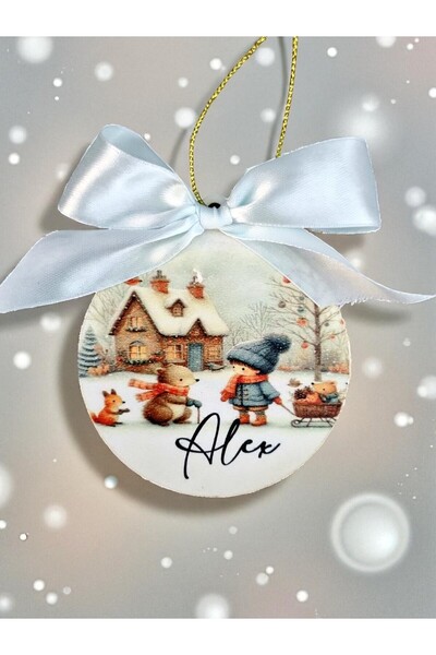 DLC Personalized wooden globe