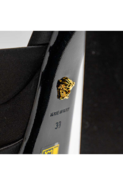 Versace Medusa Aevitas Black Platform Shoes