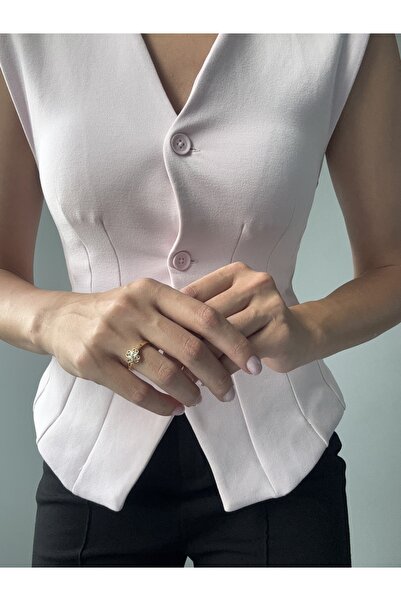 Ressia خاتم البرسيم من حجر الزركون