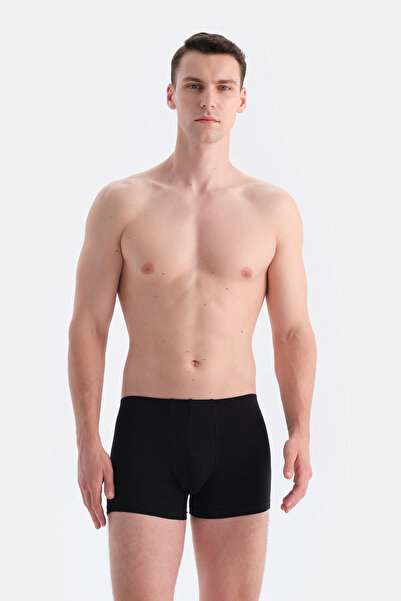 Dagi Black Fabric Covered Basic Boxer