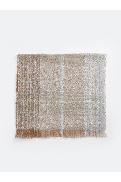 LC Waikiki Ανδρικό κασκόλ με καρό σχέδιο με λεπτομέρεια με φούντα Izr New Season