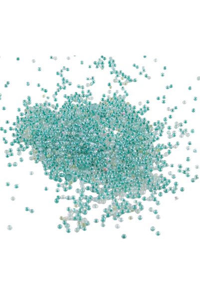 Serhat Aksesuar ve El İşçilik 08 خرز رملي مصبوغ داخليًا باللون الفيروزي الداك...