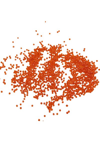 Serhat Aksesuar ve El İşçilik 08 حبيبات سكر برتقالية اللون 3 مم (75 جرام)