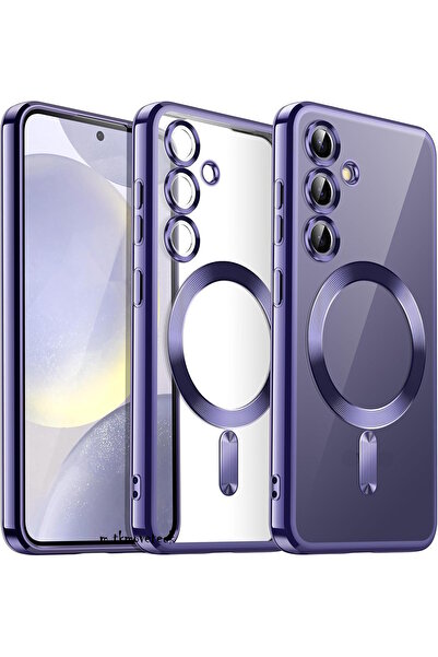 m.tk moveteck Samsung Galaxy A35 / A55 Uyumlu Kılıf Magsafe Destekli Parlak R...