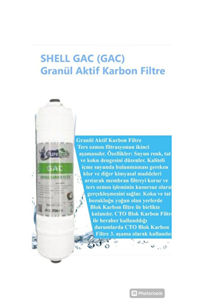 puretech su arıtma filtresi GAC Carbon filtresi (NSF FDA) ONAYLI