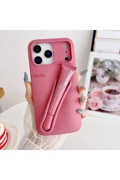 HYPERSOFT iPhone 17 Air (6.5 Inch) Compatible Summer Lip Case Lipstick Compar...