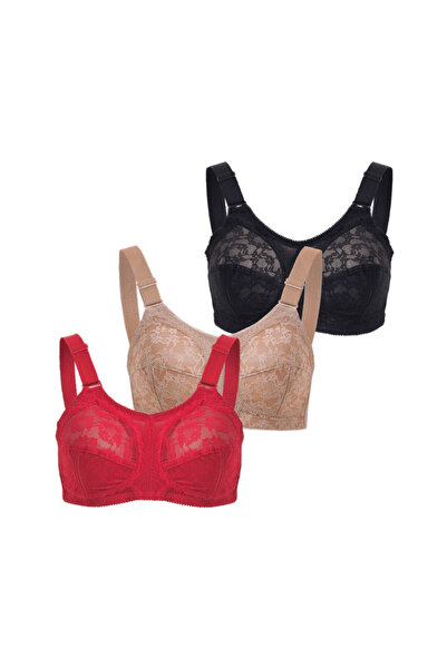 LASSO 3 Unlined Lace Bras - BR 200002