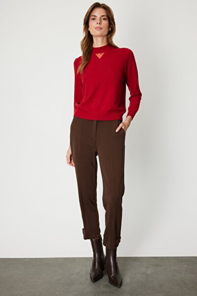 ON Knitwear Sweater with Metal Accessories and Sequin Detailing