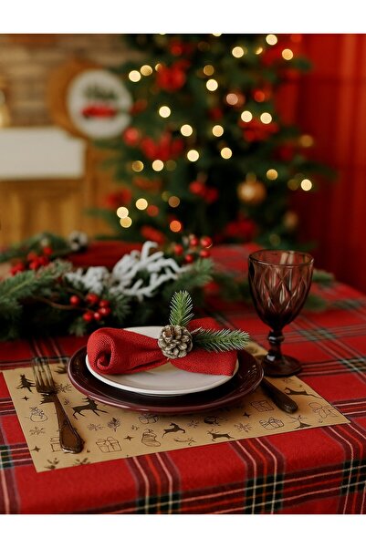 Dekals 40 قطعة من ورق تقديم الطعام لعيد الميلاد، ورق تزيين المائدة، ورق كرافت...