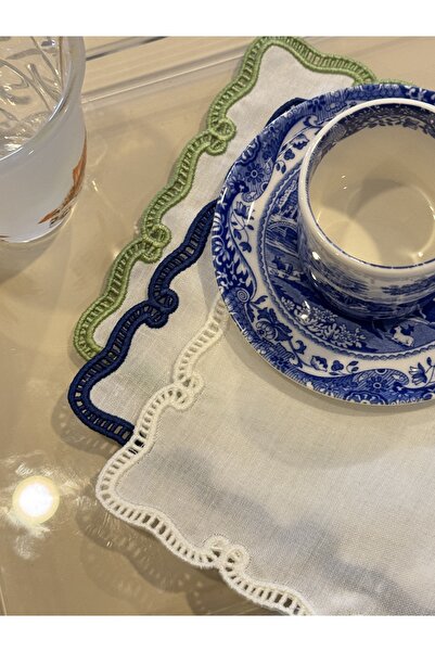 Matis Home Line White Business 2-Piece Coaster Set